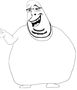 cobson, blobson, hornyson, bald, deformed, fat, glasses, hand, horny, mouth