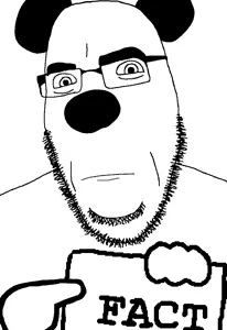 mickey mouse, cobson, 1soyjak, bald, black eyes, closed mouth, fact, glasses, half body, hands