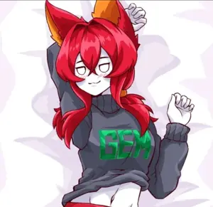 tama, anime, blush, breasts, cat ears, catgirl, closed mouth, clothes, ear, ears
