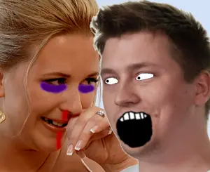 soyak, blonde hair, blood, bruise, domestic violence, hair, missing teeth, open mouth, peter kleissner, real life