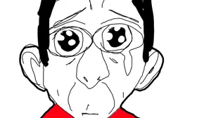 chudjak, chudjak front, crying, ear, frown, gartic phone, hair, looking at you, puppy eyes, sad