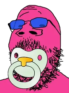 gapejak, babyjak, mustached gapejak, wholesome soyjak, babyjak, 1soyjak, admin, baby, bald, beard