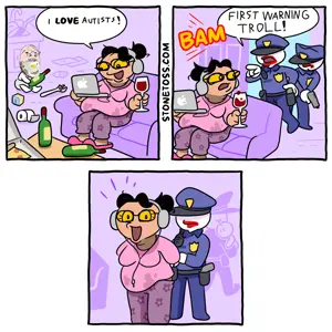 stonetoss, gapejak, babyjak, 1soyjak, alcohol, apple, apple (company), arrest, black hair, couch