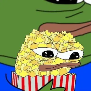 apu, pepe, amphibian, animal, black eyes, blue shirt, closed mouth, drawn background, food, frog