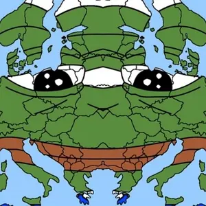 pepe, amphibian, animal, black eyes, blue background, broken, closed mouth, frog, front view, globe