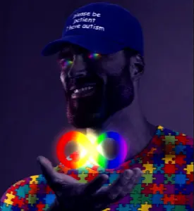 gigachad, autism, autism awareness, autism hat, autism shirt, autism speaks, autist, autistic, beard, buff