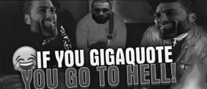 gigachad, 3nas, beard, black eyes, black hair, buff, closed mouth, front view, gigaquote, gigaquoting