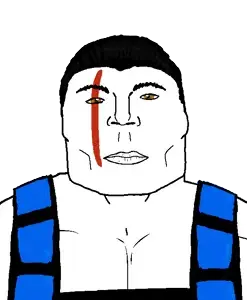 alicia, terrence, aryan, 1soyjak, a10 eyes, black hair, buff, closed mouth, clothes, eyebrows