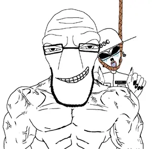 drill sergeant grey, bernd, cephalopod soyjak, chudjak, drill sergeant soy, chudjak front, muscular chud, 2soyjaks, ack, bald