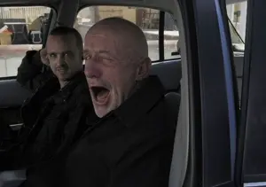 unknown, irl soyjaks, 1soyjak, bald, beard, hair, irl background, jesse pinkman, looking at you, mike ehrmantraut