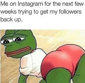 pepe, almost full body, amphibian, animal, bald, big butt, black eyes, butt, closed mouth, drawn background