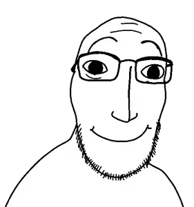 unknown, xylophono, 1soyjak, bald, black eyes, closed mouth, forehead lines, glasses, half body, long nose