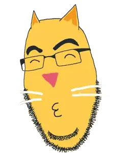 cobson, soymoji, animal, cat, cat ears, closed eyes, closed mouth, ear, ears, emoticon