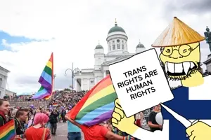 soykio kid, 1soyjak, bald, beard, chinese hat, countrywar, faggot, faggotry, finland, finnish