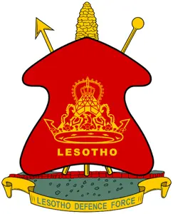 accessory, animal, coat of arms, crown, horse, jarty, lesotho, text, white background, lesotho