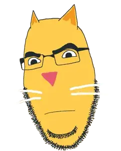 cobson, soymoji, animal, cat, cat ears, closed mouth, ear, ears, emoticon, fangs