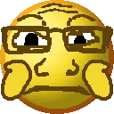 markiplier soyjak, neutralplier, nuurumoji, bald, closed mouth, emoji, emoticon, glasses, hands, neutral