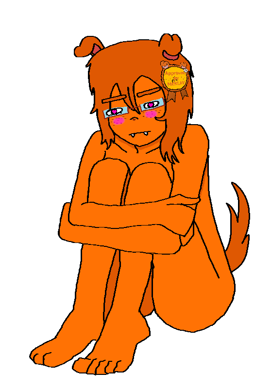 femjanny, approved by namefags, animal ears, blush, brown glasses, closed mouth, dog ear, ear, feet, female