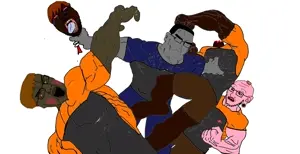 5683 - nophonobooru.com - 4soyjaks black_skin boorucuck boorukike brown_skin decapitated gray_skin invincible nophonobooru omniman pajeet pink_skin pooner ripping_spine soyak soyak_(concerned) soybooru thragg.jpg