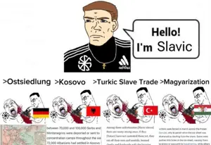 bernd, chudjak, chainsaw bernd, chudjak side, troonjak, chud's hitman, adidas, albania, bald, black hair
