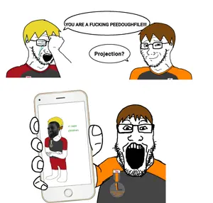 dan, gigachad, nate higgers, markiplier soyjak, soyak, soyak (crying), soyak (smug), natejak, showing phone, 2soyjaks