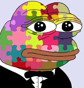 pepe, zez, aliased, amphibian, animal, background, beady eyes, big lips, blue background, bowtie