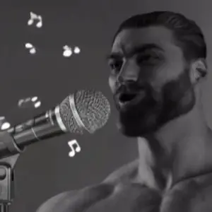 gigachad, nate higgers, soyak, soyak (smug), natejak, selfish little fuck, 1soyjak, beard, glasses, gray background