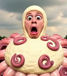 big nigger lips, chef, chef hat, flour, grass, lips, nigger, octopus, oven, peanut butter