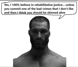 gigachad, beard, black hair, buff, closed mouth, ernest khalimov, gray hair, gray skin, grayscale, hair