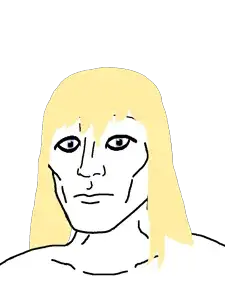 kuzjak, cappygerontoaryan, commiepedotroon, kuzaryan, aryan, aryan soyjaks, 1soyjak, a10 eyes, blonde hair, blue eyes