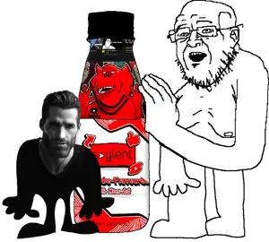 dersoylentdrinker, qqlive, gigachad, cucklord, impish soyak ears, unknown, impish amerimutt, kitbashing, soy products, /r/ (soyjak.party)