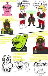 alicia, chudjak, feraljak, impish soyak ears, hunky twink sex machine, impish amerimutt, hunky twink sex machine, 9soyjaks, alicia, angry