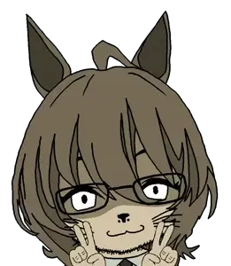 agnes tachyon, honse, catse, 1soyjak, animal, anime, cat, cat ears, cat nose, closed mouth