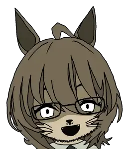 agnes tachyon, honse, catse, 1soyjak, animal, anime, cat, cat ears, cat nose, cowlick