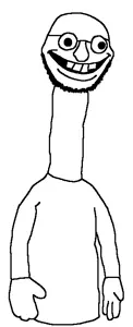 ratajak, funky ratajak, useful soys, 1soyjak, arms, big eyes, black eyes, crooked teeth, full body, glasses