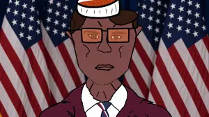 chudjak, pol face, unbotheredchud, 1soyjak, american, anniversary, beard, beef soup, bowl, brown hair