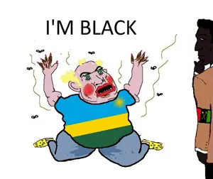 classic amerimutt, amerimutt, 100% face, animal, blonde hair, bug, bugs, cracker, cumskin, english text