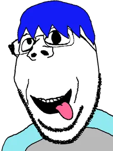 gapejak, natejak, zany, 'tuey, /soy2/, blue hair, glasses, nick, nick kiggers, open mouth