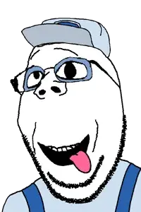 gapejak, wholesome soyjak, zany, 1soyjak, admin, bald, black eyes, cap, clothes, eyebrows