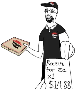 bartender, 1488, 1soyjak, arms, bald, black eyes, black text, button, buttoned shirt, buttons