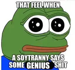 pepe, amphibian, animal, big eyes, big lips, blue background, blue shirt, closed mouth, clothes, emotion