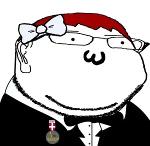 hail wiggers, gapejak, massjak, wholesome soyjak, :3, 1soyjak, award, black bowtie, black eyes, black suit