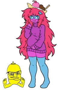femquote, feraljak, condiment, 1soyjak, 2boys, arch linux, banana, banana split ice cream, belly, big hair
