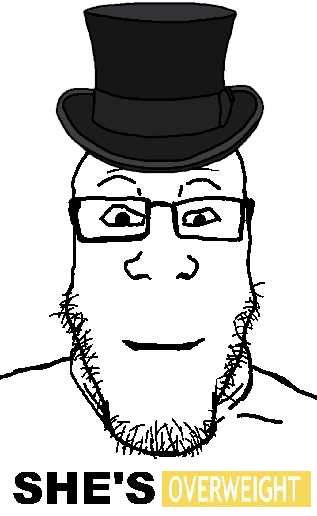 markiplier soyjak, neutralplier, its over, 1soyjak, bald, bbw, closed eyes, closed mouth, clothes, fat