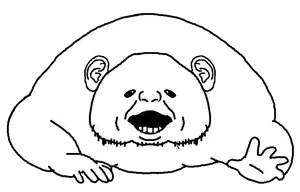 guestjak, guestjak front, back, boytits, crawling, ear, ears, fat, front view, grab