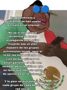meximutt, 1soyjak, almost full body, angry, black hair, blue eyes, blue pill, brown skin, cellphone, fat