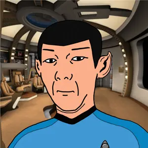 spock, kuzjak, 1soyjak, 3d background, alien, black hair, closed mouth, clothes, ear, ears