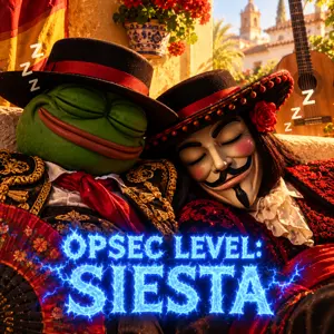 opsec demon, pepe, opsec level, closed eyes, closed mouth, front view, goatee, green skin, mustache, no glasses