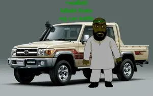 feraljak, tetojak, 1soyjak, angry, bald, beard, brown eyes, brown skin, front view, full body