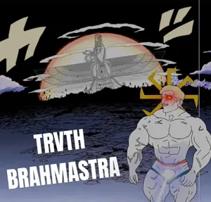 chudjak, pajeetjak, chudjak front, muscular chud, pajeetaryan, aryan, 1soyjak, a10 eyes, aryan beast, aryan beast bomb